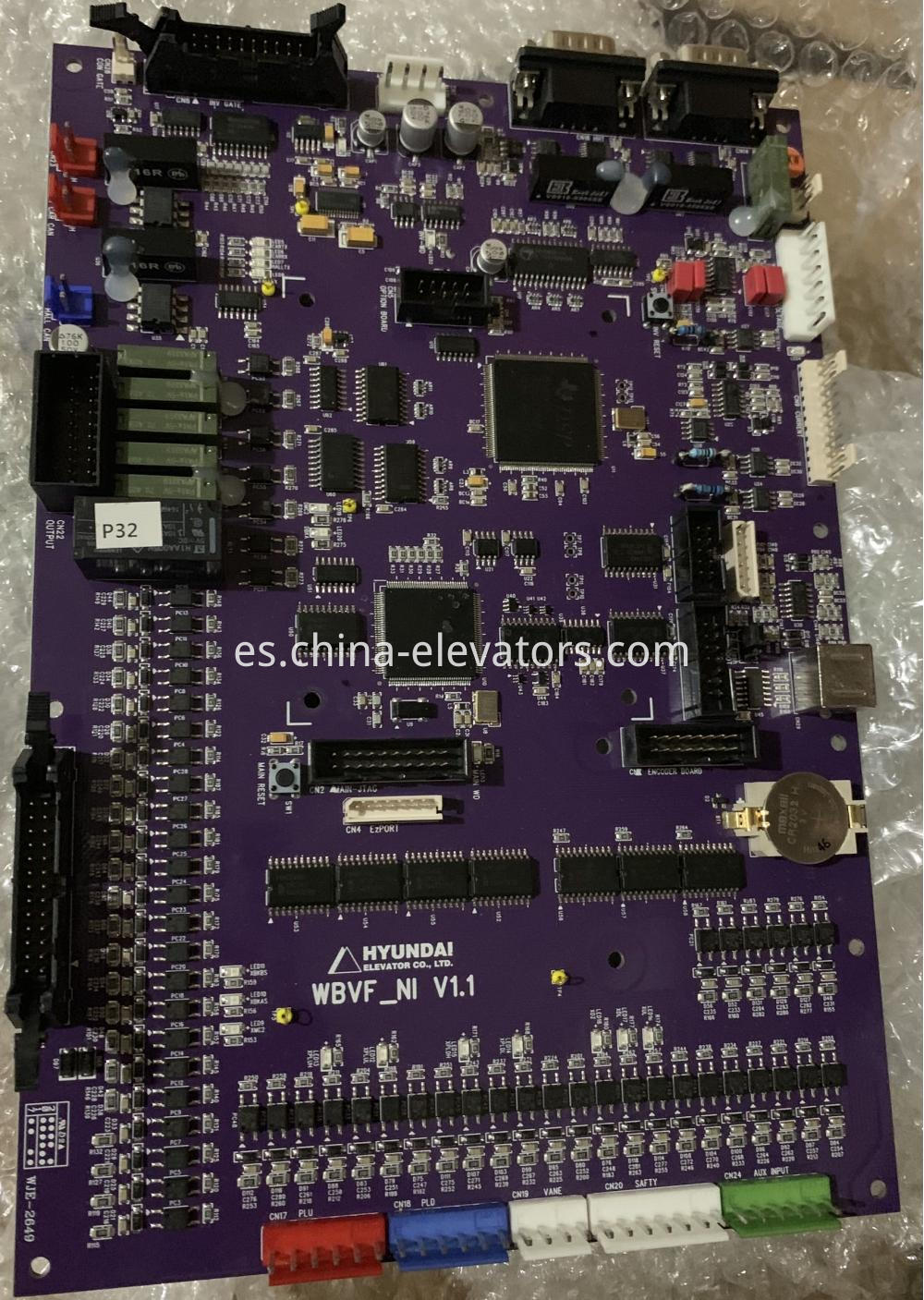 Placa base del elevador Hyundai STVF9 WBVF_NI V1.1 / WJE-2649 Hyundai STVF9 Elevator Mainboard WBVF_NI V1.1 / WJE-2649